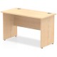 Rayleigh Shallow Panel End Straight Office Desk